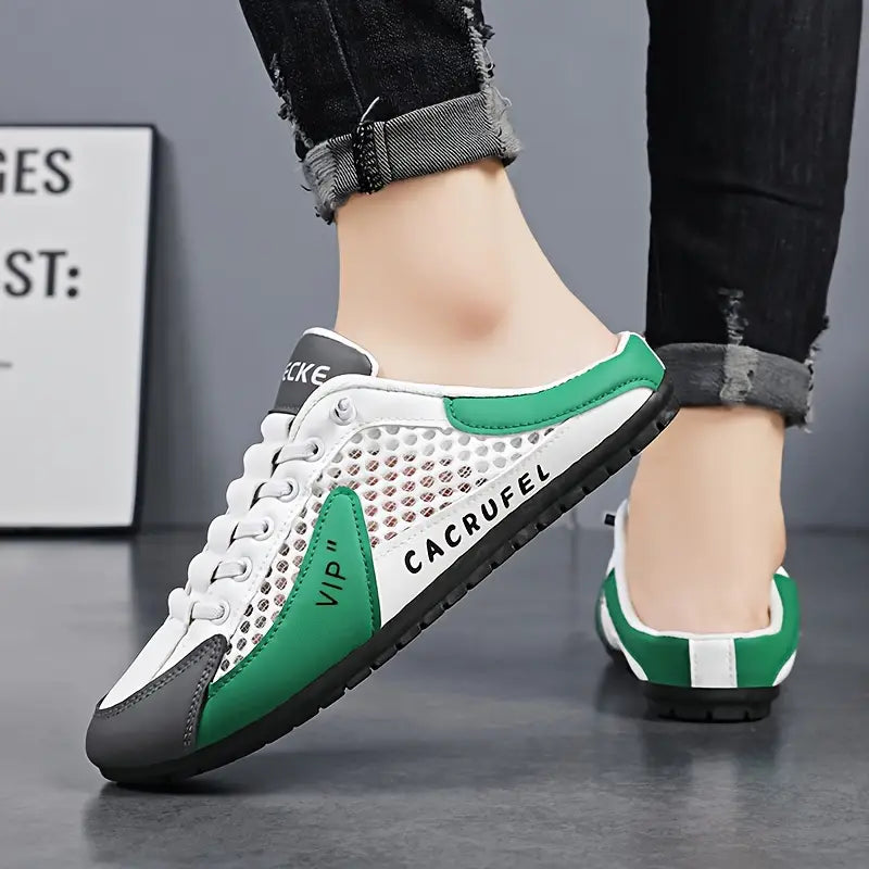 🔥 Super Special StridePro GlideX - Men's Half Casual Shoes (Green Color)