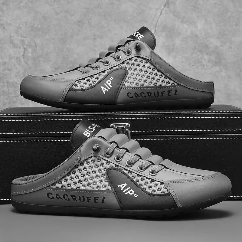 🔥 Super Special StridePro GlideX - Men's Half Casual Shoes (Grey Color)