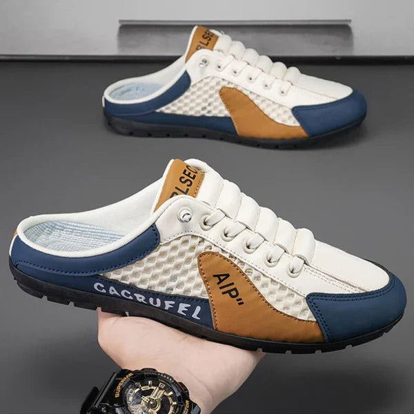 🔥 Super Special StridePro GlideX - Men's Half Casual Shoes (Tan Color)