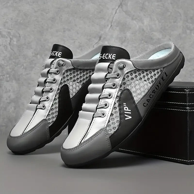 🔥 Super Special StridePro GlideX - Men's Half Casual Shoes (Grey Color)