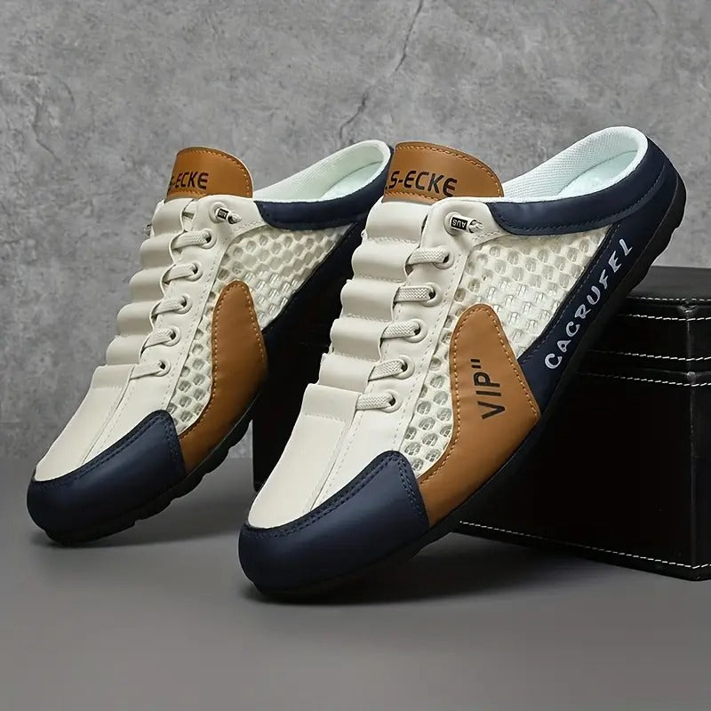 🔥 Super Special StridePro GlideX - Men's Half Casual Shoes (Tan Color)
