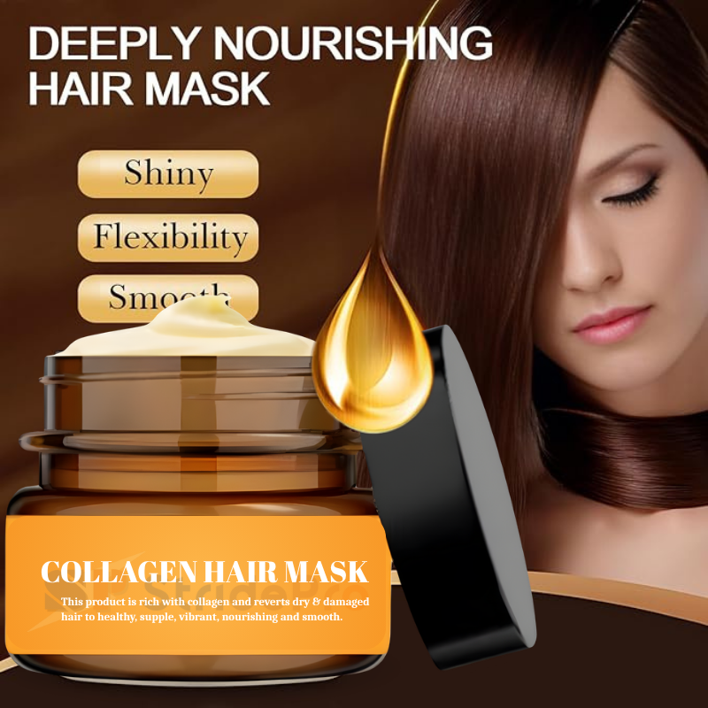 HairReborn Collagen Hair Mask Duo | Hair Repair & Shine | Buy 1 Get 1