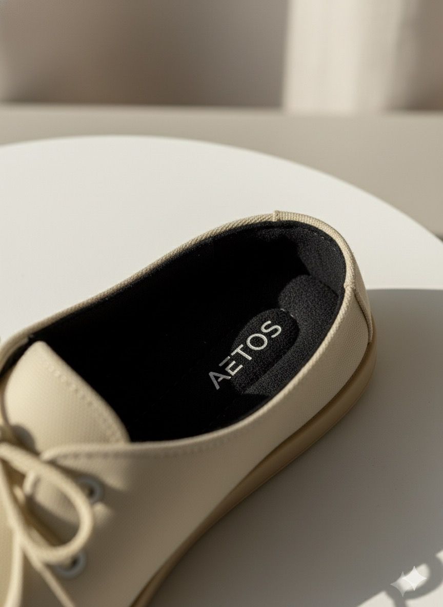 Aetos Men’s Beige Linen Fisherman Slip-On Shoes