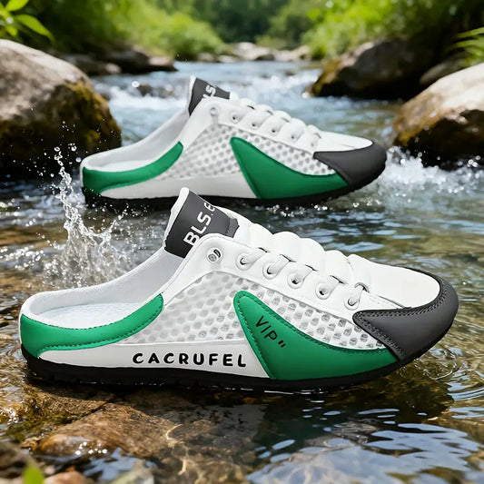 🔥 Super Special StridePro GlideX - Men's Half Casual Shoes (Green Color)
