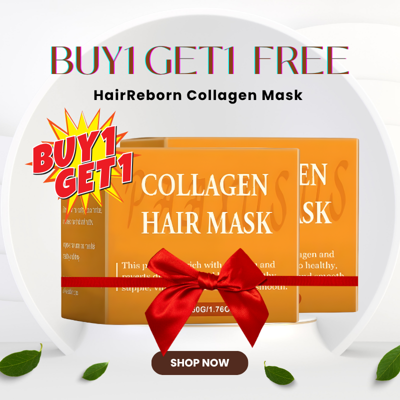 HairReborn Collagen Hair Mask Duo | Hair Repair & Shine | Buy 1 Get 1