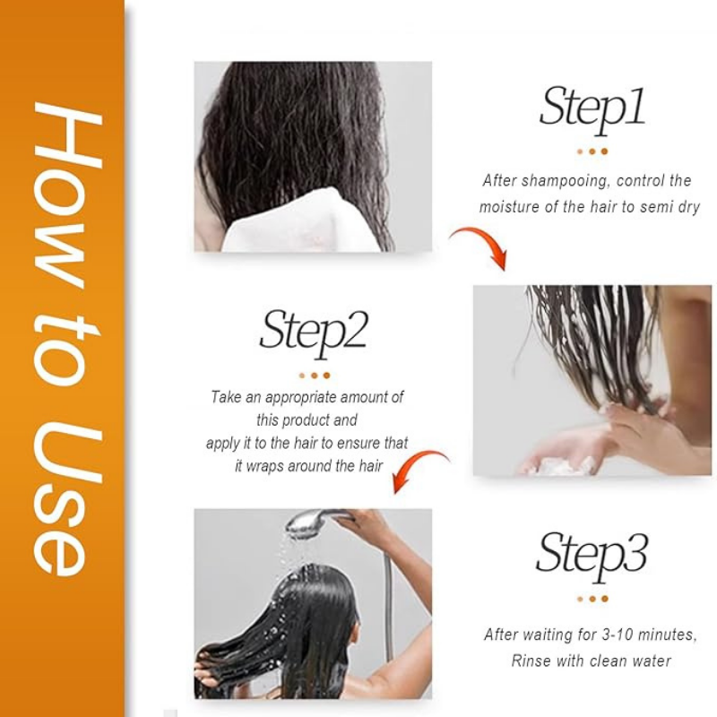 HairReborn Collagen Hair Mask Duo | Hair Repair & Shine | Buy 1 Get 1