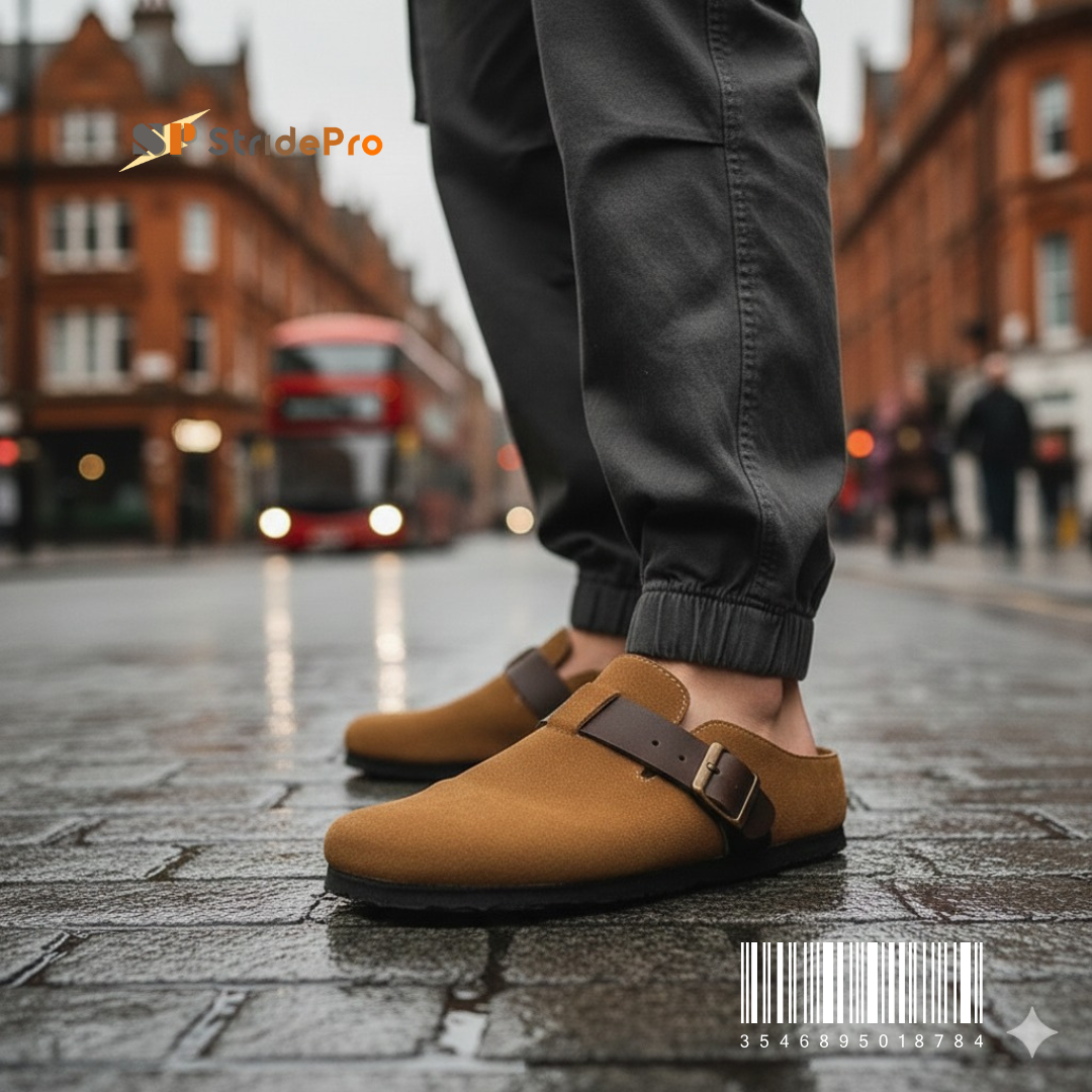 StridePro Men’s Half Retro Casual Shoe (Brown)