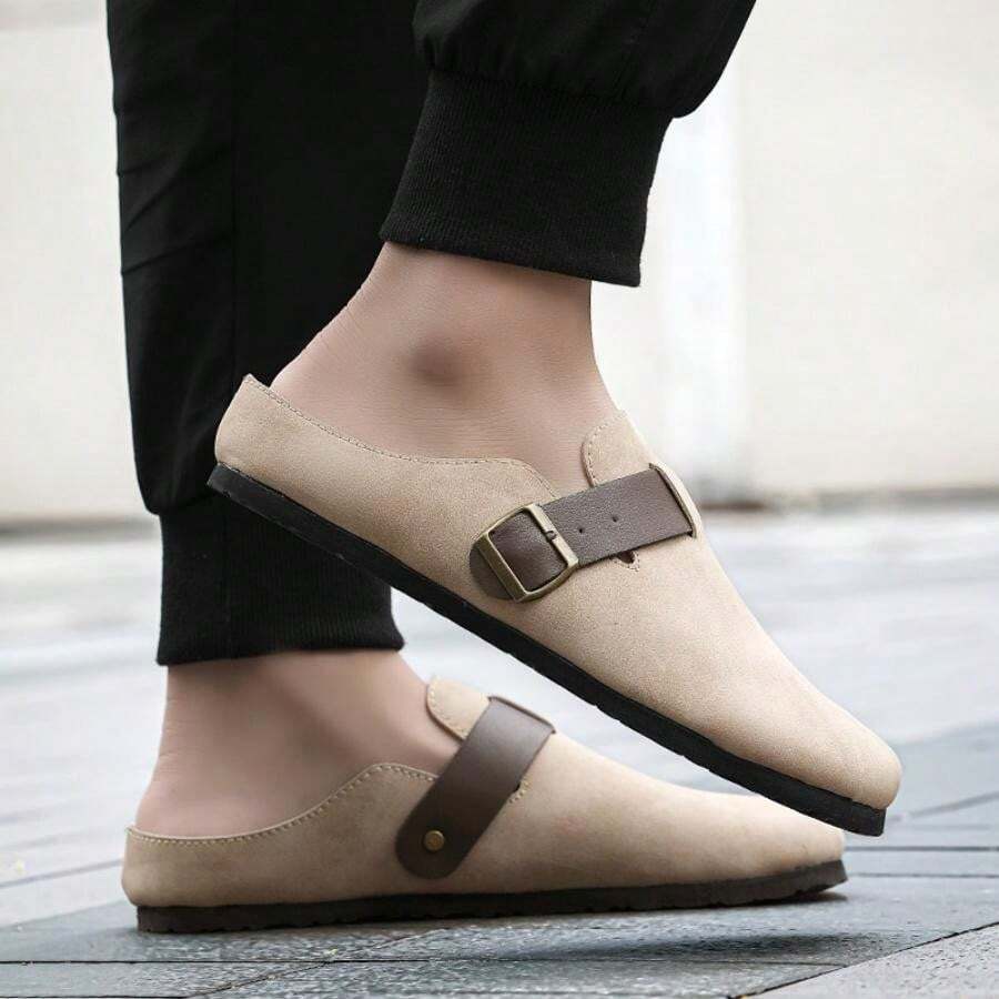 StridePro Men’s Half Retro Casual Shoe (Beige)