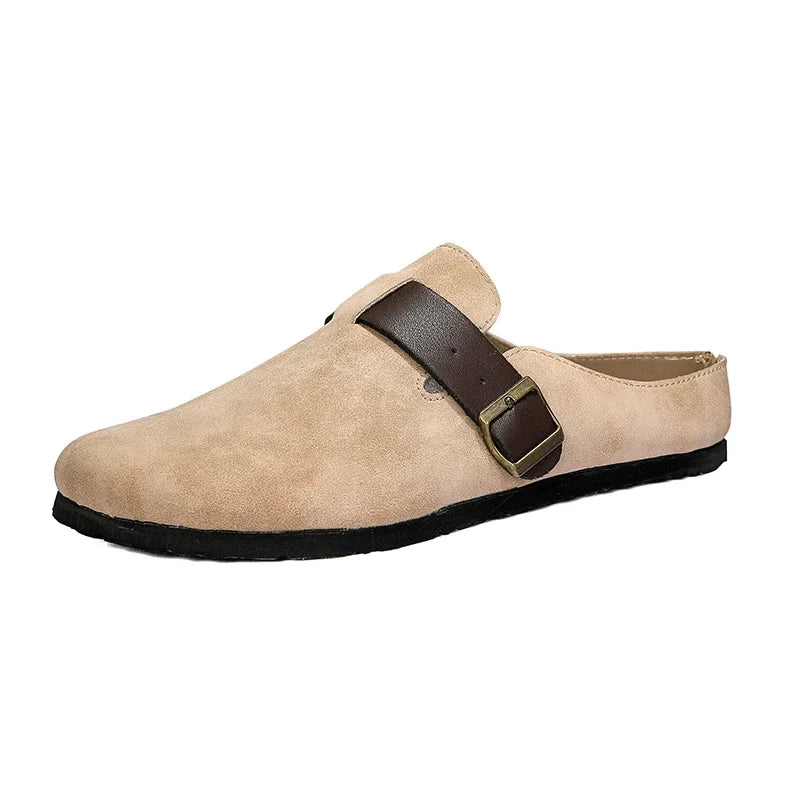 StridePro Men’s Half Retro Casual Shoe (Beige)