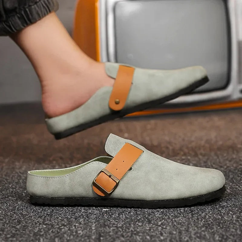 StridePro Men’s Half Retro Casual Shoe (Blue)