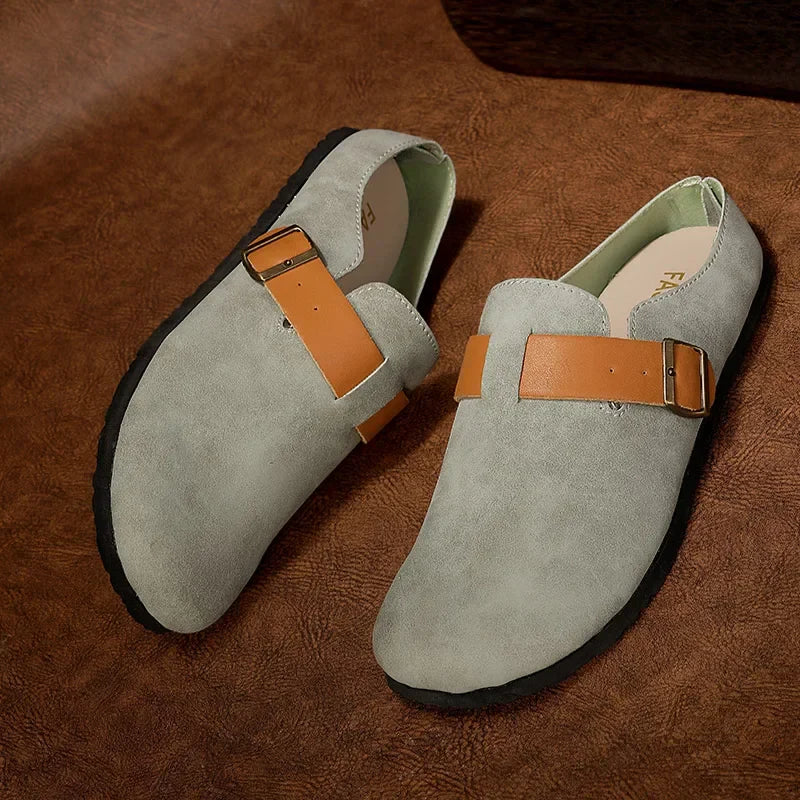 StridePro Men’s Half Retro Casual Shoe (Blue)