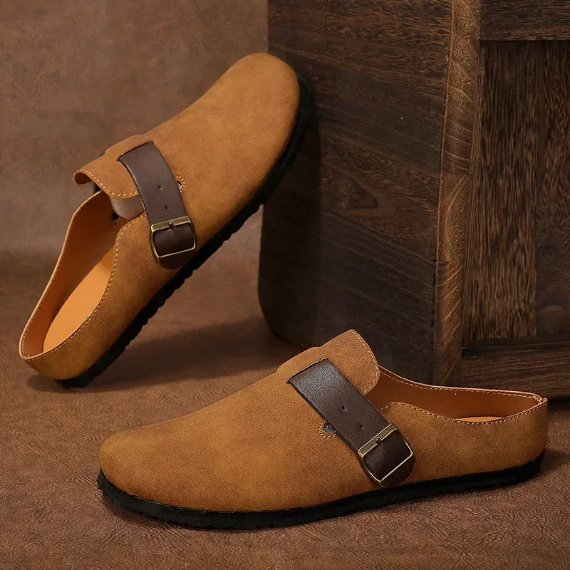 StridePro Men’s Half Retro Casual Shoe (Brown)