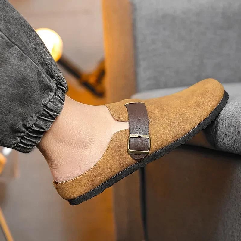 StridePro Men’s Half Retro Casual Shoe (Brown)