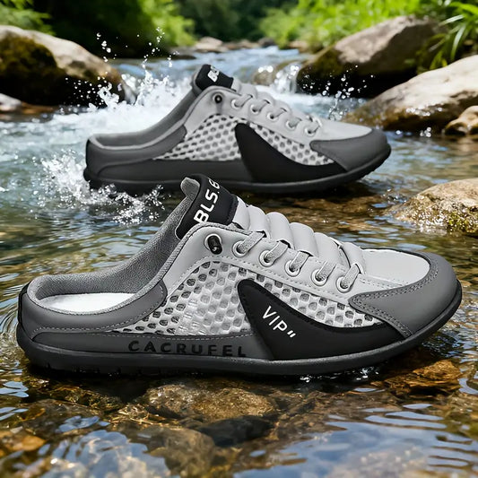 🔥 Super Special StridePro GlideX - Men's Half Casual Shoes (Grey Color)